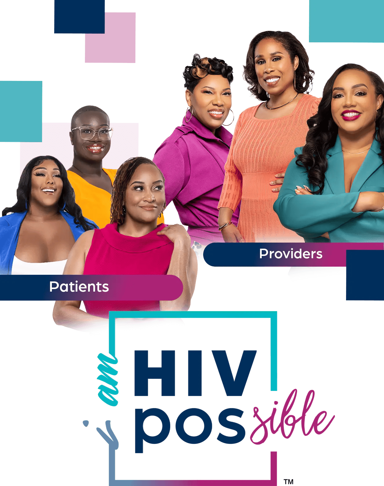 HIV Positive hero image of Patiens and Providers