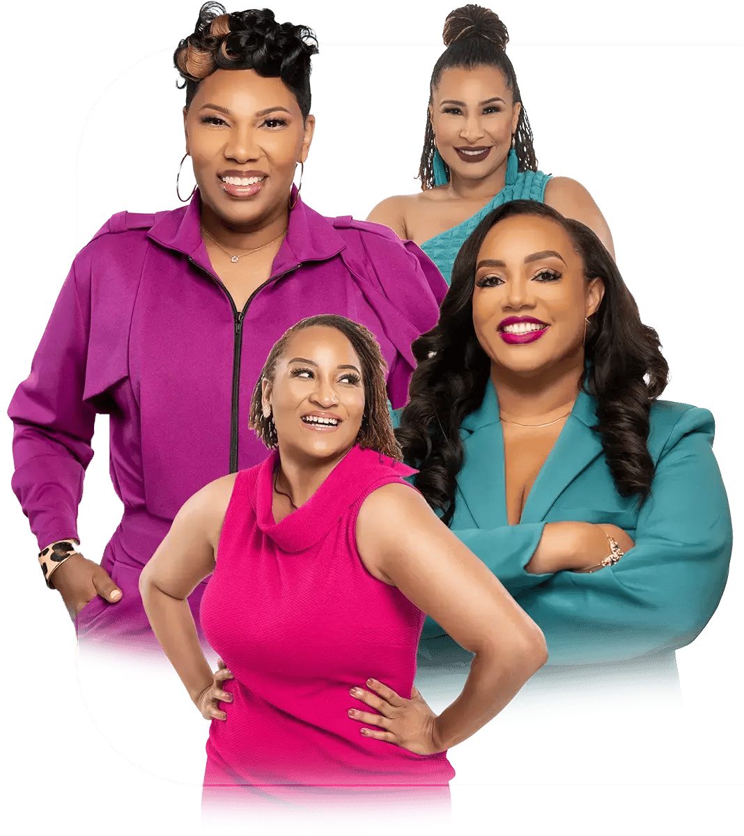 Collage of Four black woman.